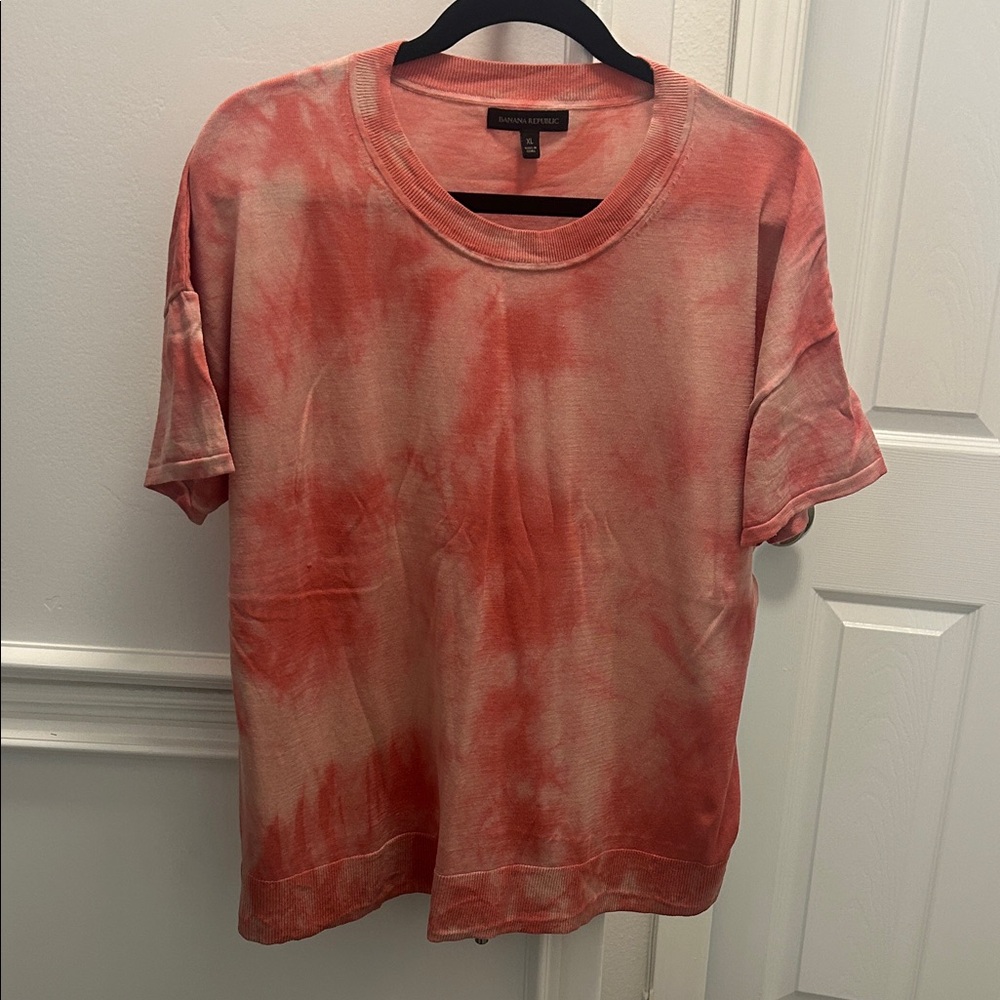Banana Women's Tie-Dye T-Shirt - Red